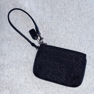 Coach | Black Iridescent Wristlet